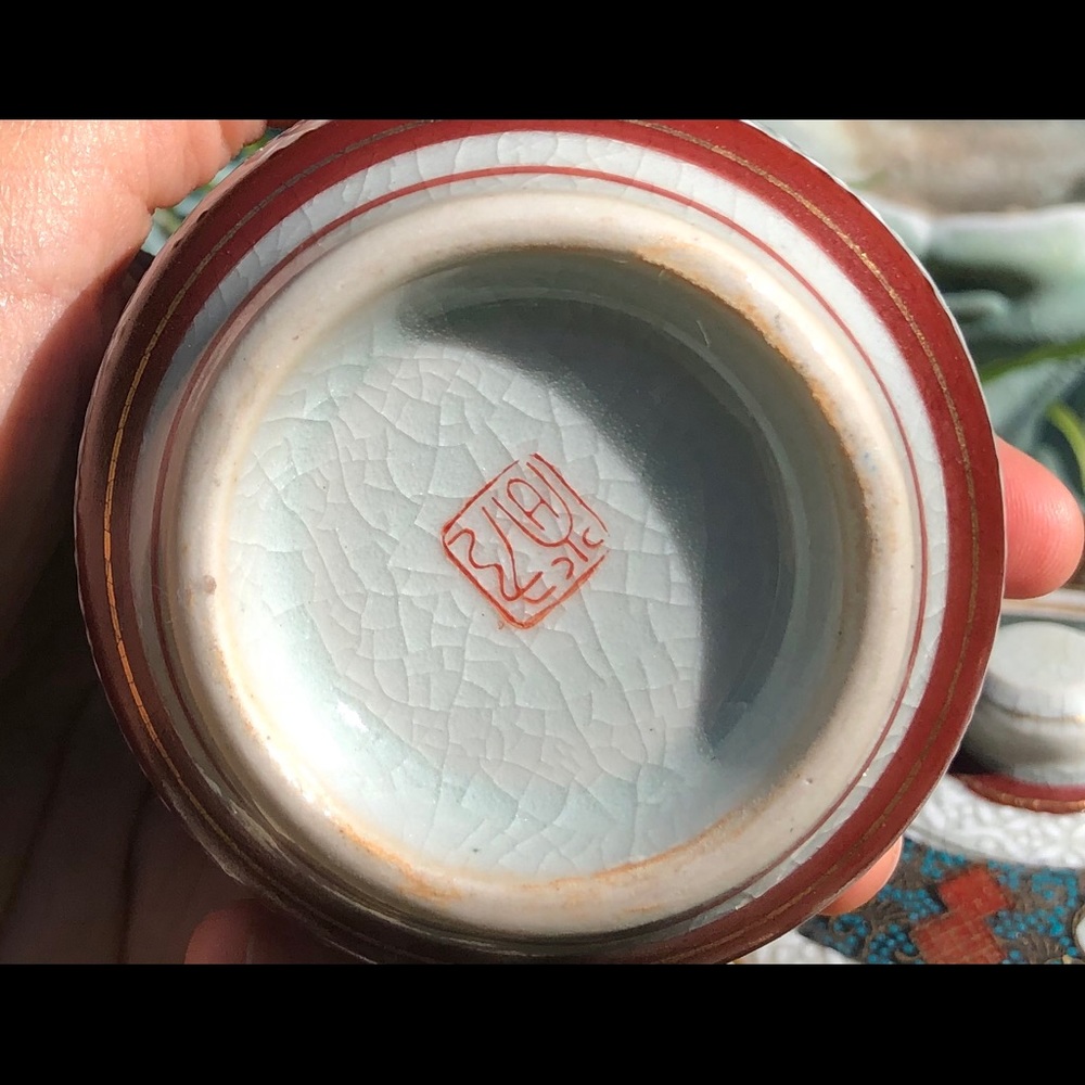 Authentic Hand Painted Tea Set - Picture 5 of 6